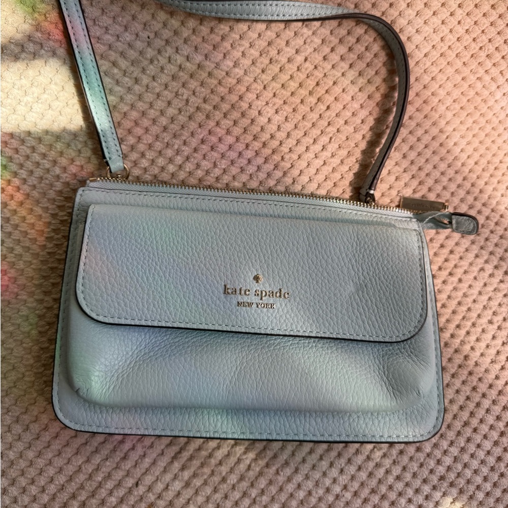 Kate Spade brand NEW Mint Leather Pouch